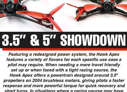 EMAX Hawk Apex 5" HDZero HD Racing Drone