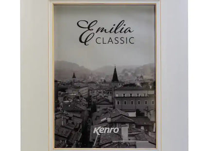 Kenro Emilia Classic 8x6 Photo Frame - White
