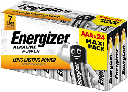 Energizer Power AAA Alkaline Batteries - Pack of 24