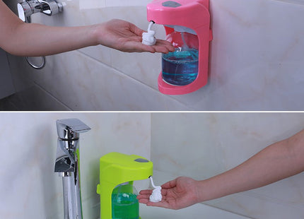 OH-Bubble Wall-mounted Desktop Dual-use Plastic Automatic Induction Foam Soap Dispenser