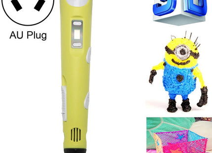 Hand-held 3D Printing Pen, AU Plug, AU Plug