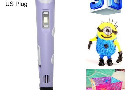 Hand-held 3D Printing Pen, US Plug, US Plug