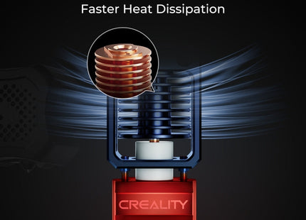 CREALITY 3D Printer Part Spider High Temperature and High Flow Hotend Pro(Red)