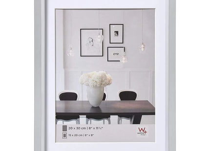 Walther Steel Style Photo Frame Silver 16x12 Inch