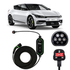 Type 2 to 3 Pin Charging Cable / 10M / 6amp – 12amp Adjustable (2.3kW)