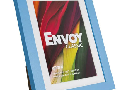Kenro Envoy Classic Photo Frame 8x6" with 7x5" Mat - Blue
