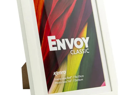 Kenro Envoy Classic Photo Frame 8x6" with 7x5" Mat - White