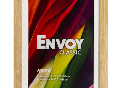 Kenro Envoy Classic Photo Frame A4 with 9x6" Mat - Natural