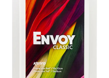 Kenro Envoy Classic Photo Frame A4 with 9x6" Mat - White