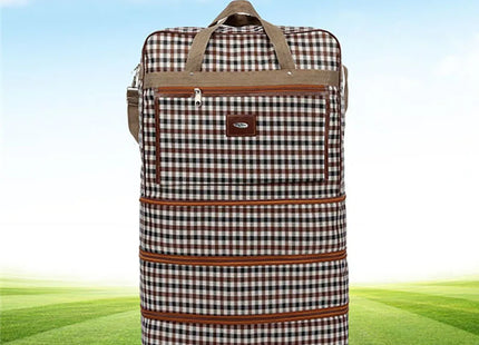 Expandable Extra Large Wheeled Duffel Bag Foldable Waterproof Travel & Storage