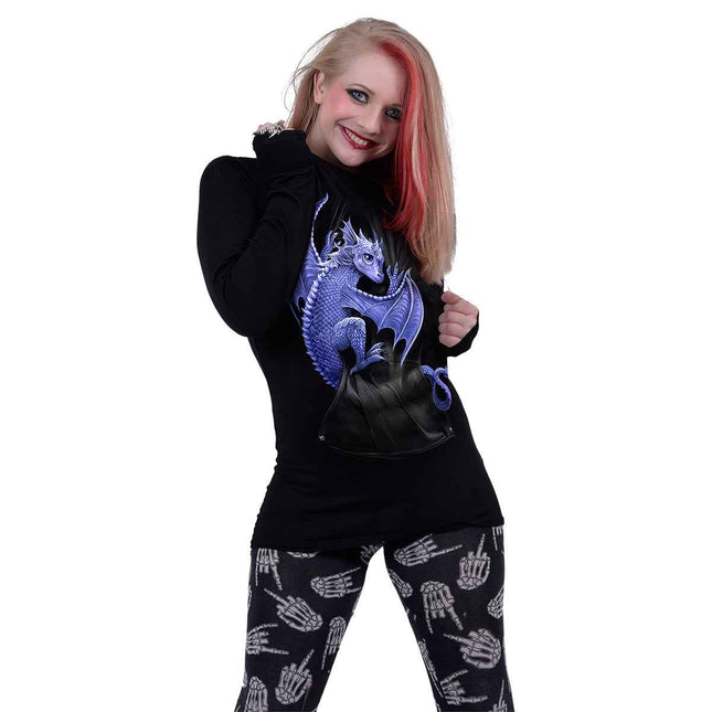 POCKET DRAGON - Baggy Top Black