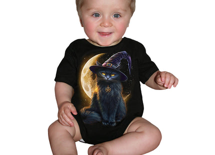FAMILIAR MAGIC - Baby Sleepsuit Black