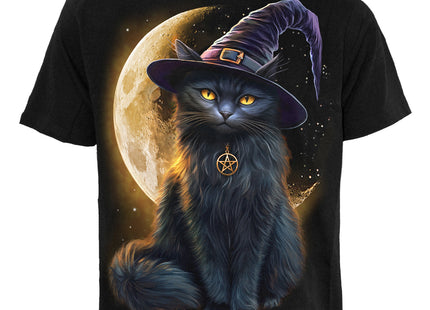 FAMILIAR MAGIC - Front Print T-Shirt Black
