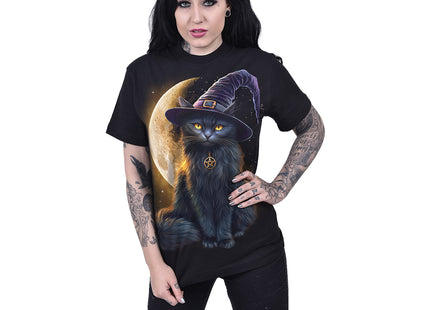 FAMILIAR MAGIC - Front Print T-Shirt Black