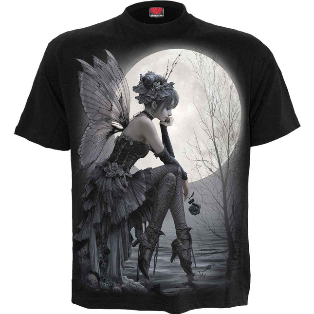 REFLECTIONS - Front Print T-Shirt Black