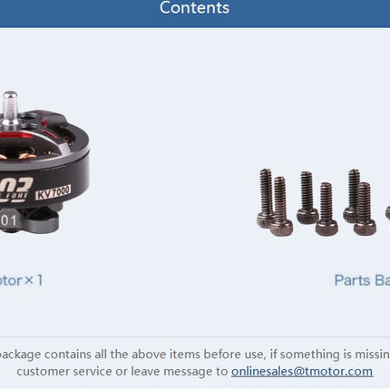 T-Motor F1203 Motor (7000kV)