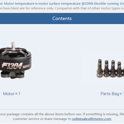 TMotor F1204 Motor (5000kV, 6500kV)