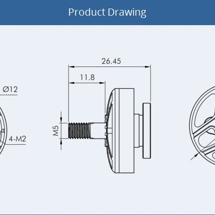 TMotor F2203.5 Motor (1500kV, 2850kV)