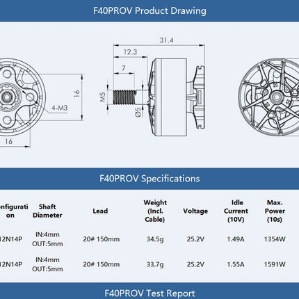 TMotor F40 PRO V Motor