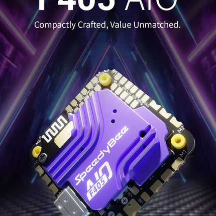 SpeedyBee F405 AIO 40A Bluejay 25.5x25.5 3-6S Flight Controller