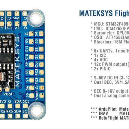 Matek F405-HDTE Flight Controller