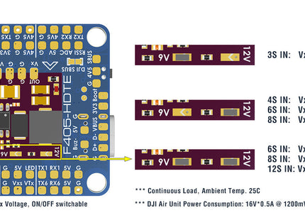 Matek F405-HDTE Flight Controller