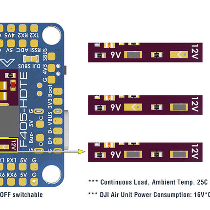 Matek F405-HDTE Flight Controller