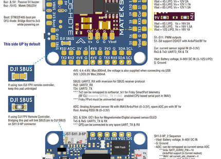 Matek F405-HDTE Flight Controller