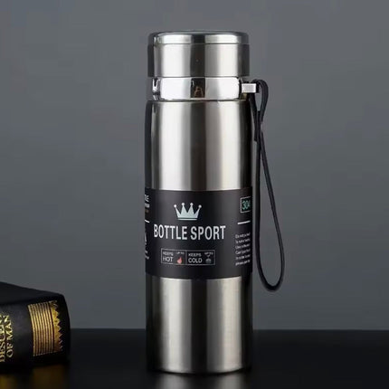 1L Thermal Water Bottle – Stainless Steel Vacuum Flask, Hot & Cold Insulated Thermos Bottle for Water, Tea & Coffee