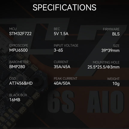 T-Motor F7 35A AIO Flight Controller