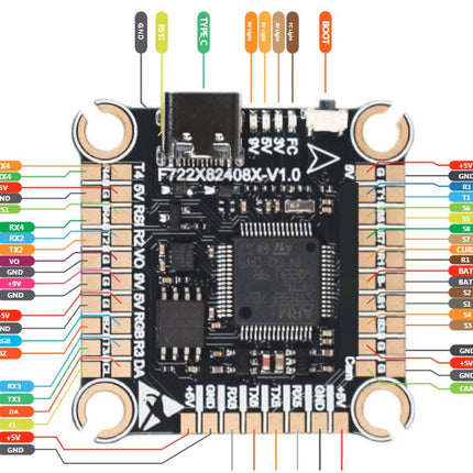 Betaflight F722 Flight Control System 3-8S