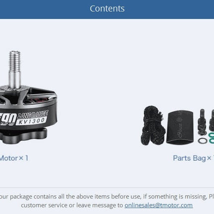 T Motor F90 2806.5 6S Long Range Motor
