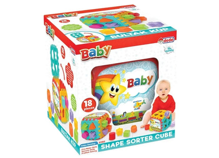 Dede Baby Puzzle Big Shape Sorter Cube