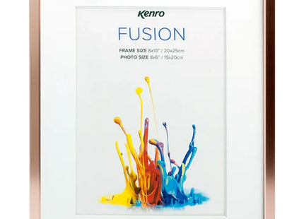 Kenro Fusion Classic Photo Frame 8x6" - Rose Gold