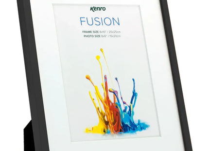 Kenro Fusion Classic Photo Frame 8x6" - Black