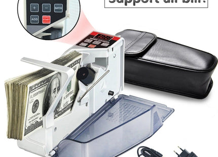 V40 Handheld Mini Portable Small Money Counting Machine, Specification: EU Plug, EU Plug