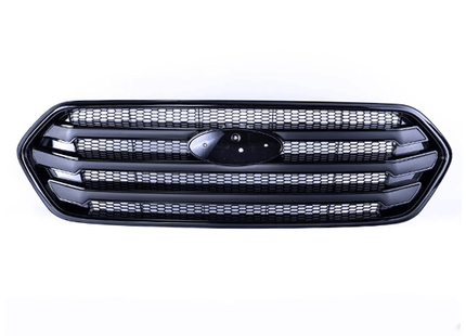 For Ford Transit Custom Front Grille 2018-2023 | Gloss Black Pre-Painted Styling Upgrade | Van-X