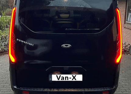 For Ford Transit Custom MK2 LED Rear Tail Lights – Smoked Lenses & Sequential Indicators | Van-X