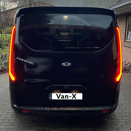 For Transit Custom MK2 LED Rear Lights Tail Lights – Sequential Indicators with Smoked Lenses