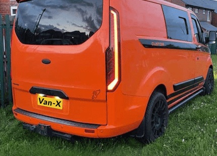 For Ford Transit Custom MK2 LED Rear Tail Lights – Smoked Lenses & Sequential Indicators | Van-X