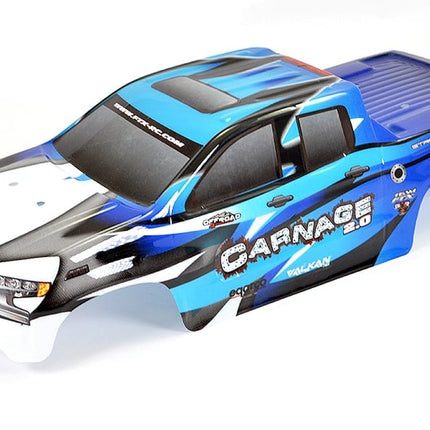FTX Carnage 2.0 1/10 4WD Brushed Truck RTR (Blue / Red)