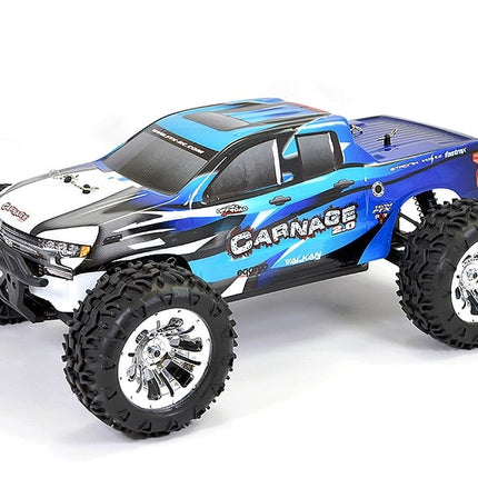 FTX Carnage 2.0 1/10 4WD Brushed Truck RTR (Blue / Red)