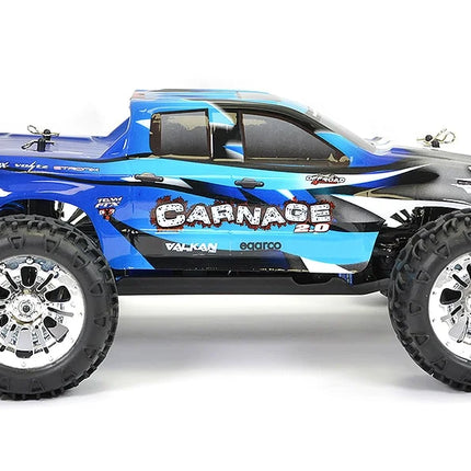 FTX Carnage 2.0 1/10 4WD Brushed Truck RTR (Blue / Red)