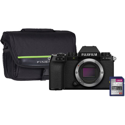 Fujifilm X-S10 Mirrorless Camera - Black