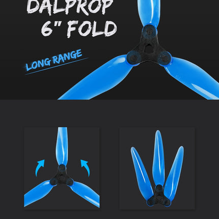 DAL Fold 2 F6 6048 Folding Propellers (4 hub, 12 blades)