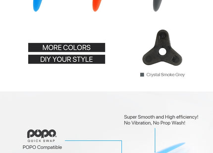 DAL Fold 2 F6 6048 Folding Propellers (4 hub, 12 blades)