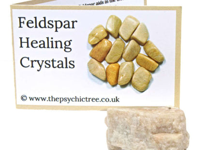 Feldspar Rough Crystal & Guide Pack