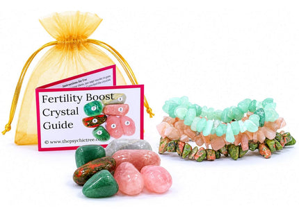 Fertility Boost Healing Crystals & Bracelets Collection