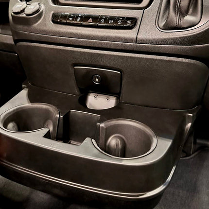 For Citroën Relay Black Cupholder Console - Stylish and Practical Upgrade
