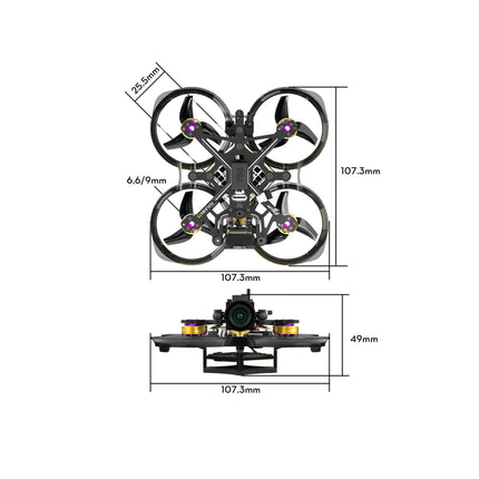Flylens 75 DJI O4 Wide 2S Whoop FPV Drone - for checking